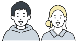 笑顔の人のイラスト
