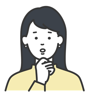悩んでいる顔